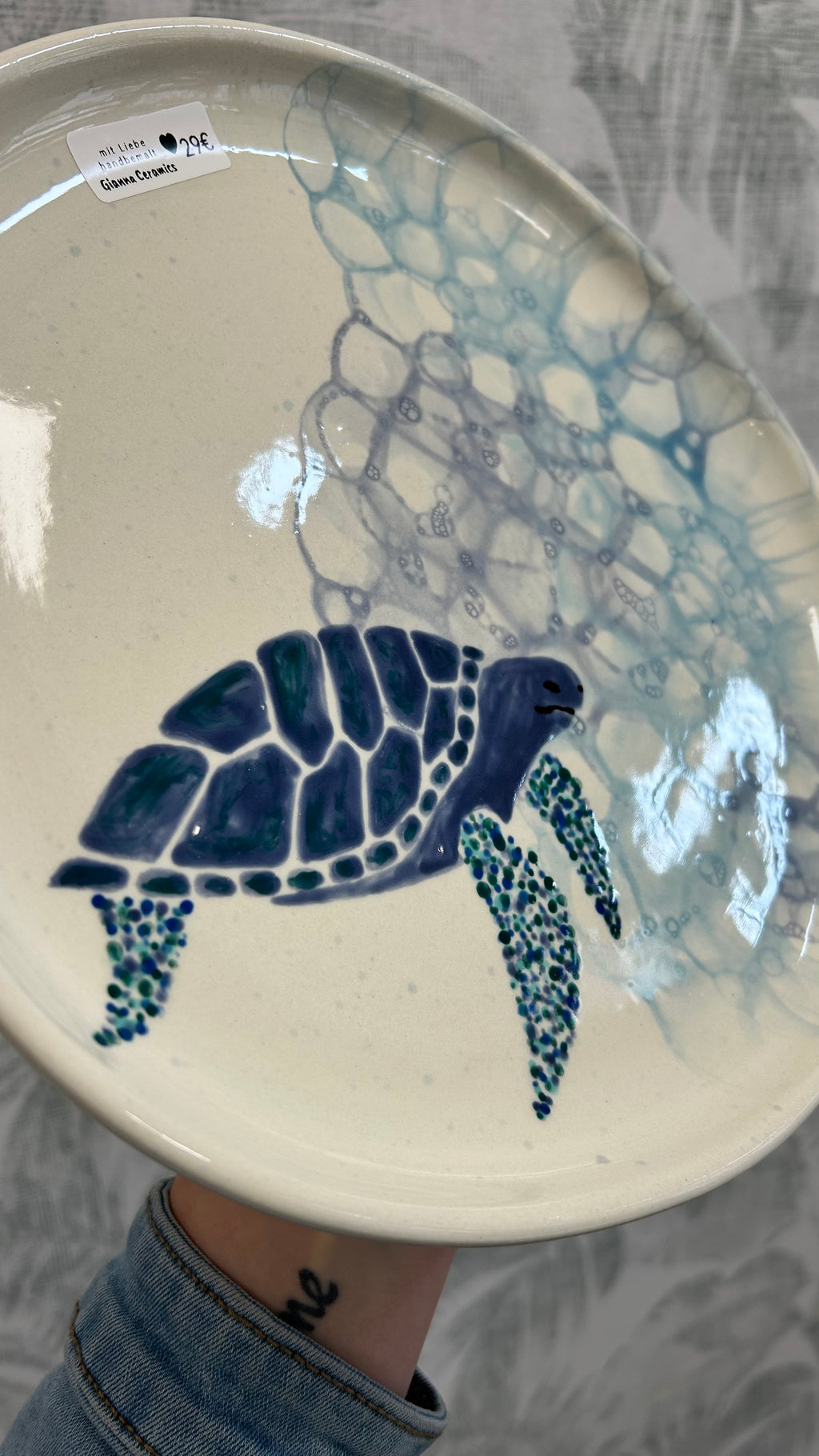 Gianna Ceramics Dinnerteller Schildkröte