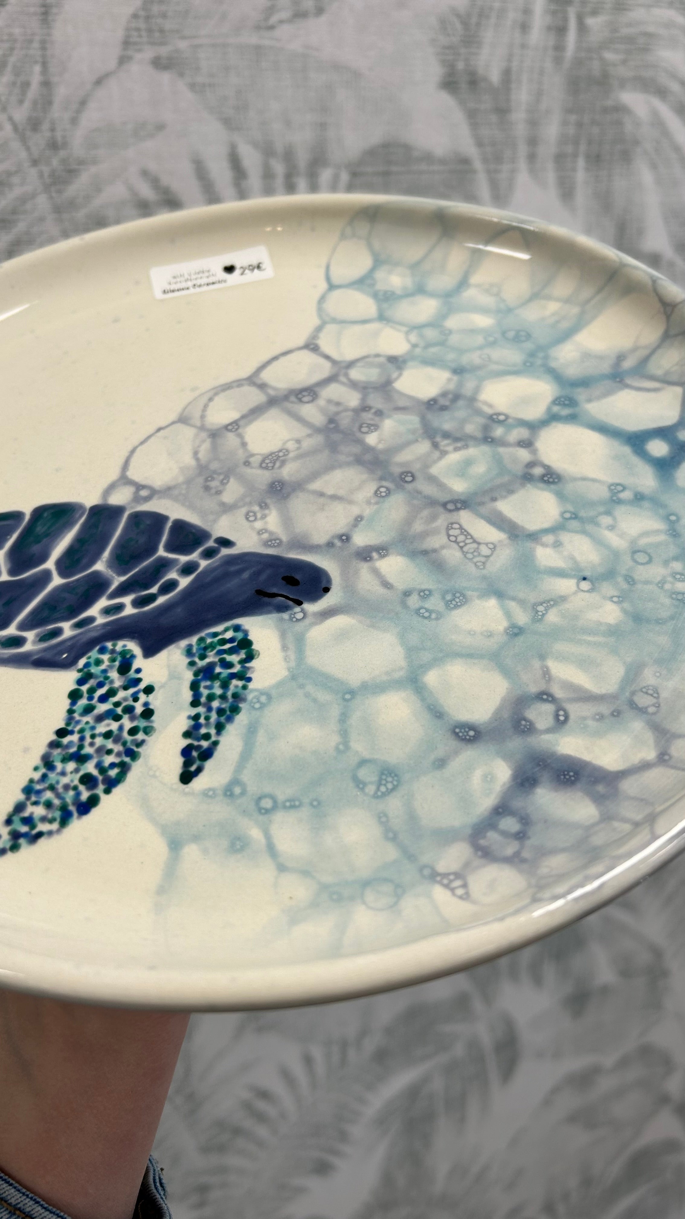 Gianna Ceramics Dinnerteller Schildkröte