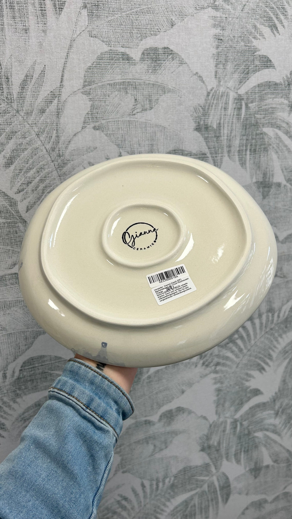 Gianna Ceramics Dinnerteller Schildkröte