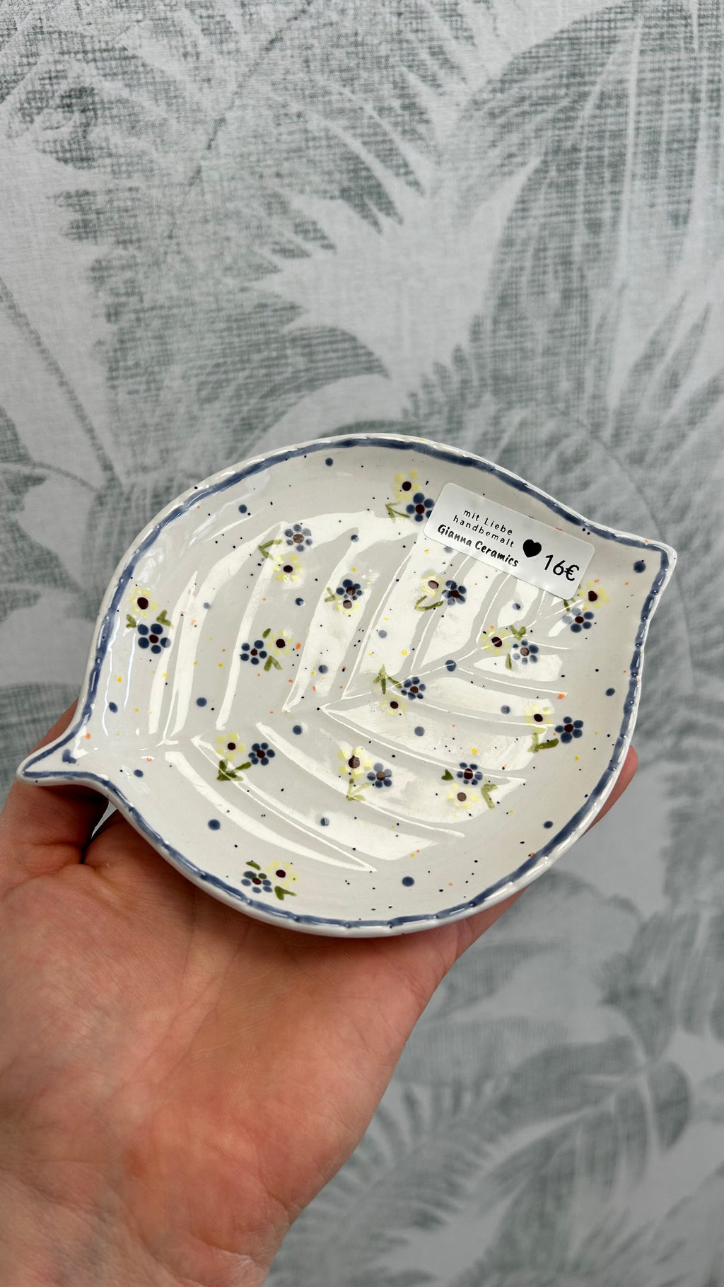 Gianna Ceramics Seifenschale Blatt