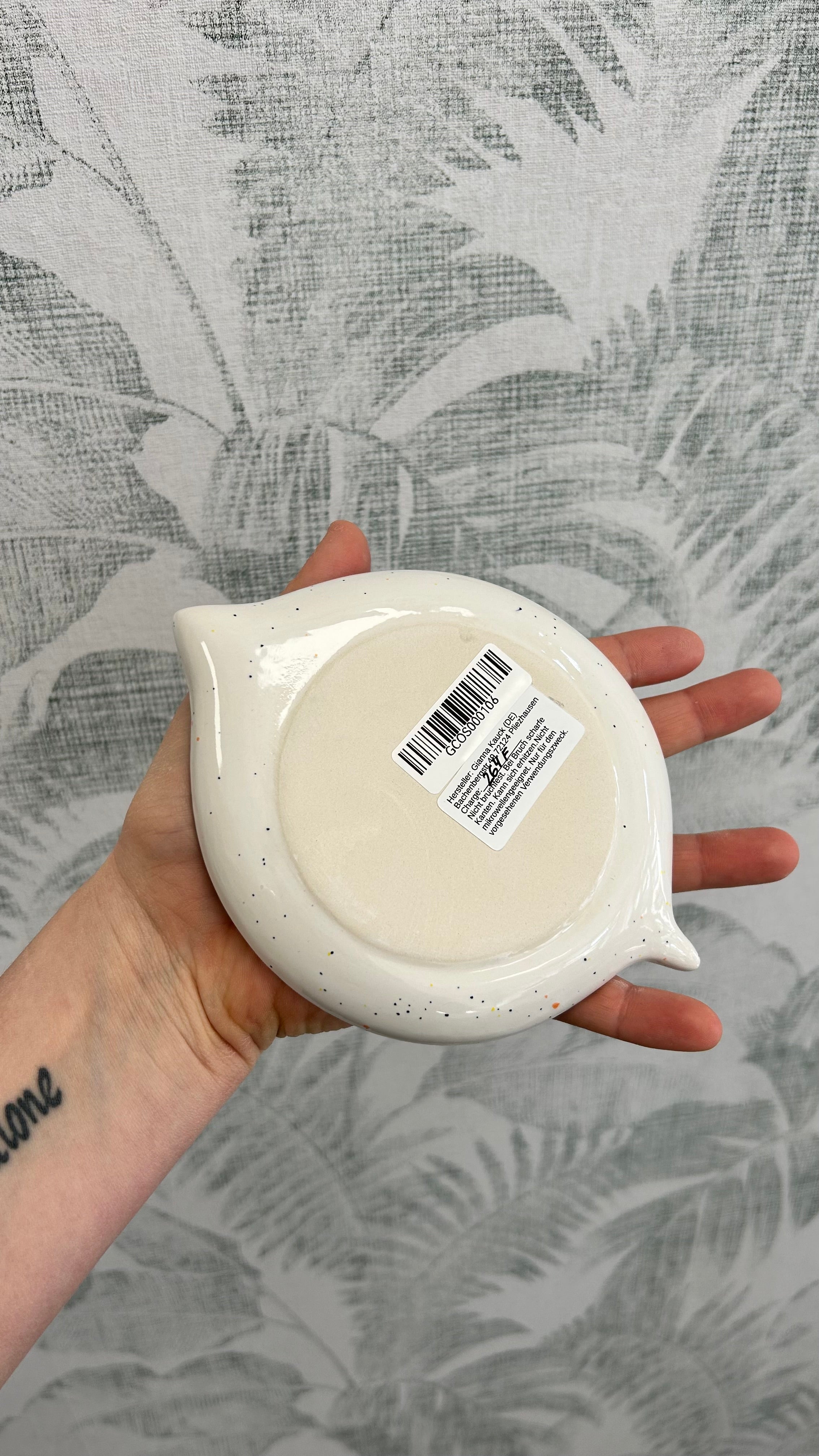 Gianna Ceramics Seifenschale Blatt