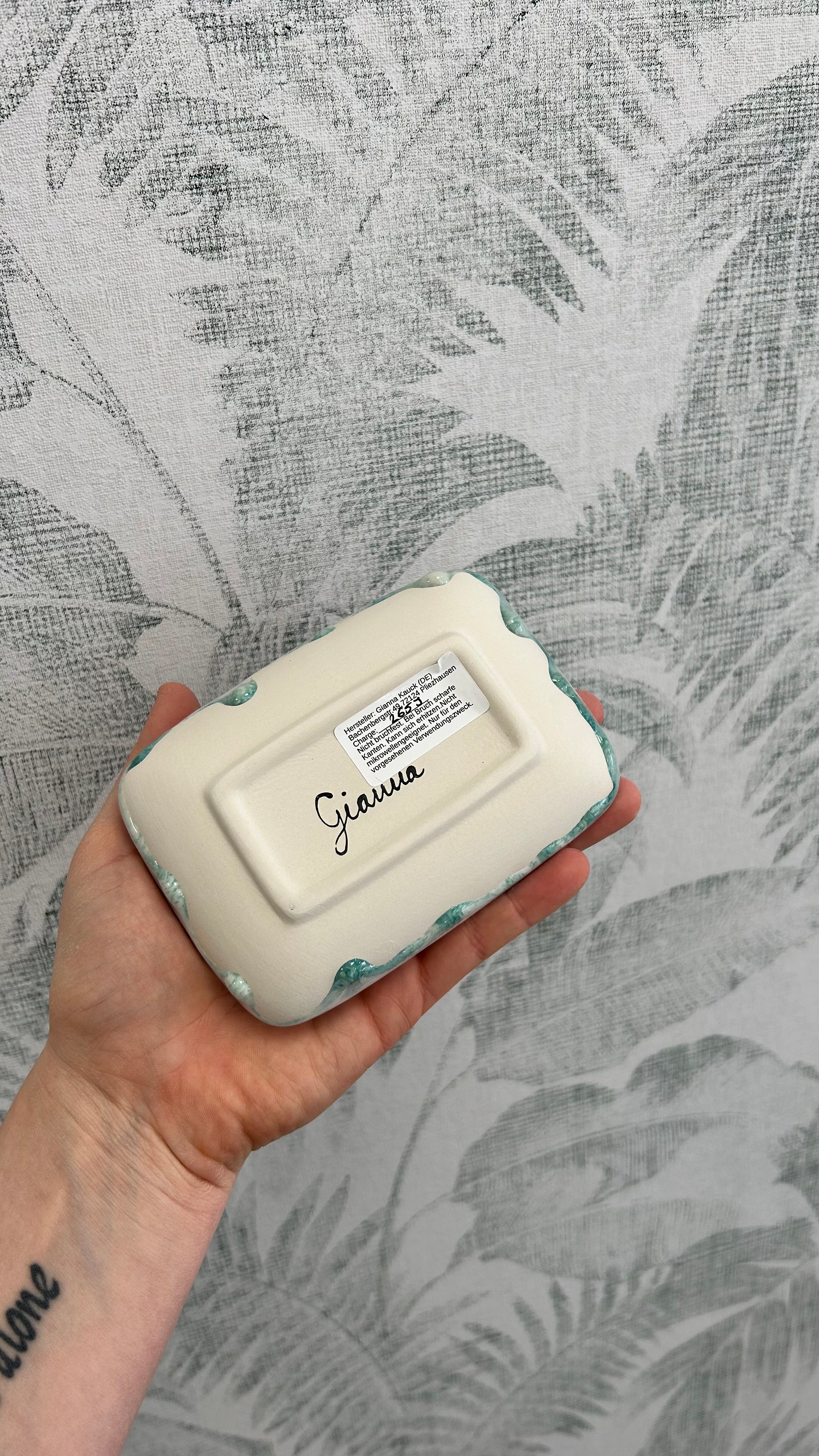 Gianna Ceramics Seifenschale blaue Grotte