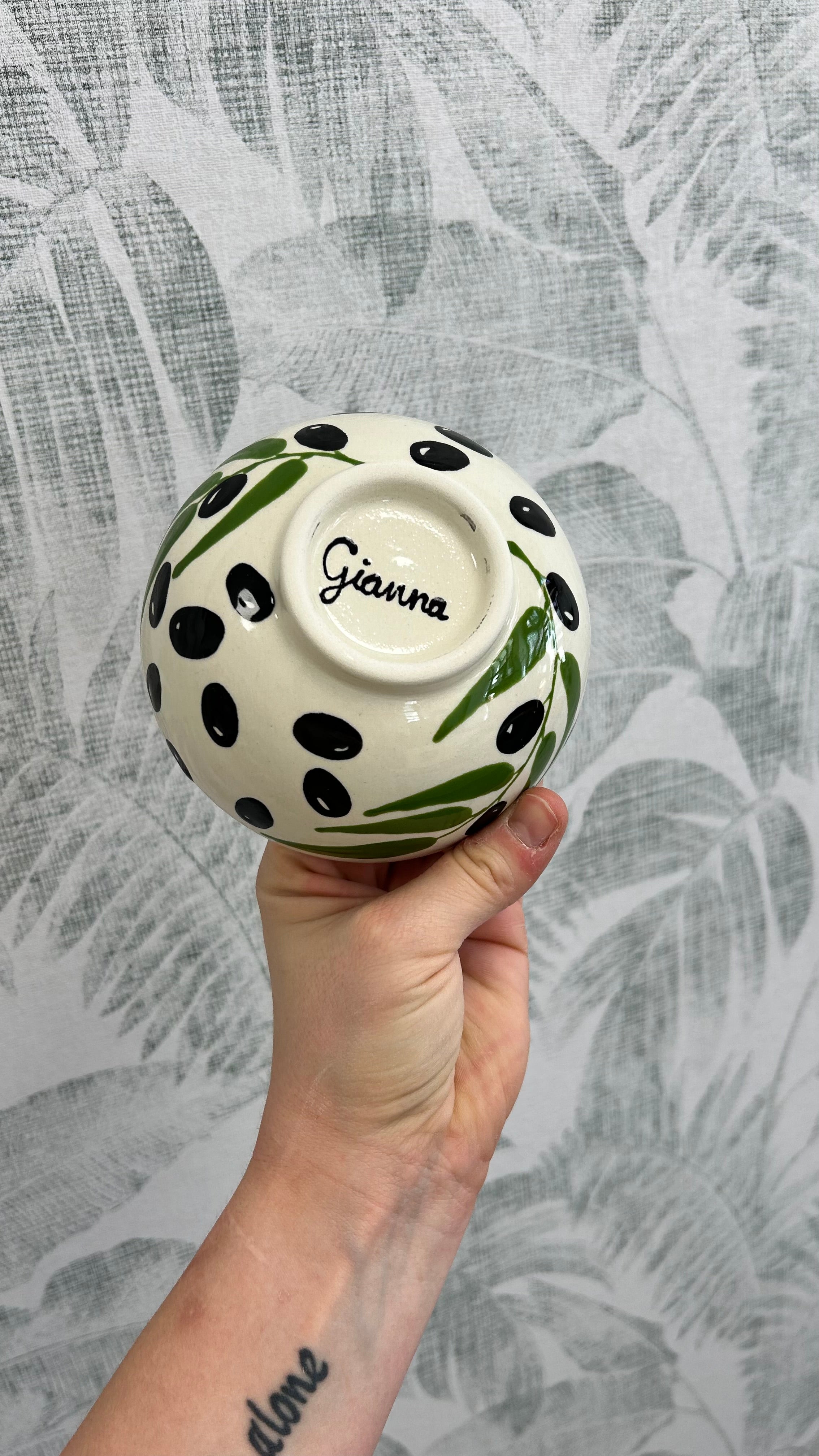 Gianna Ceramics Dipschale Oliven