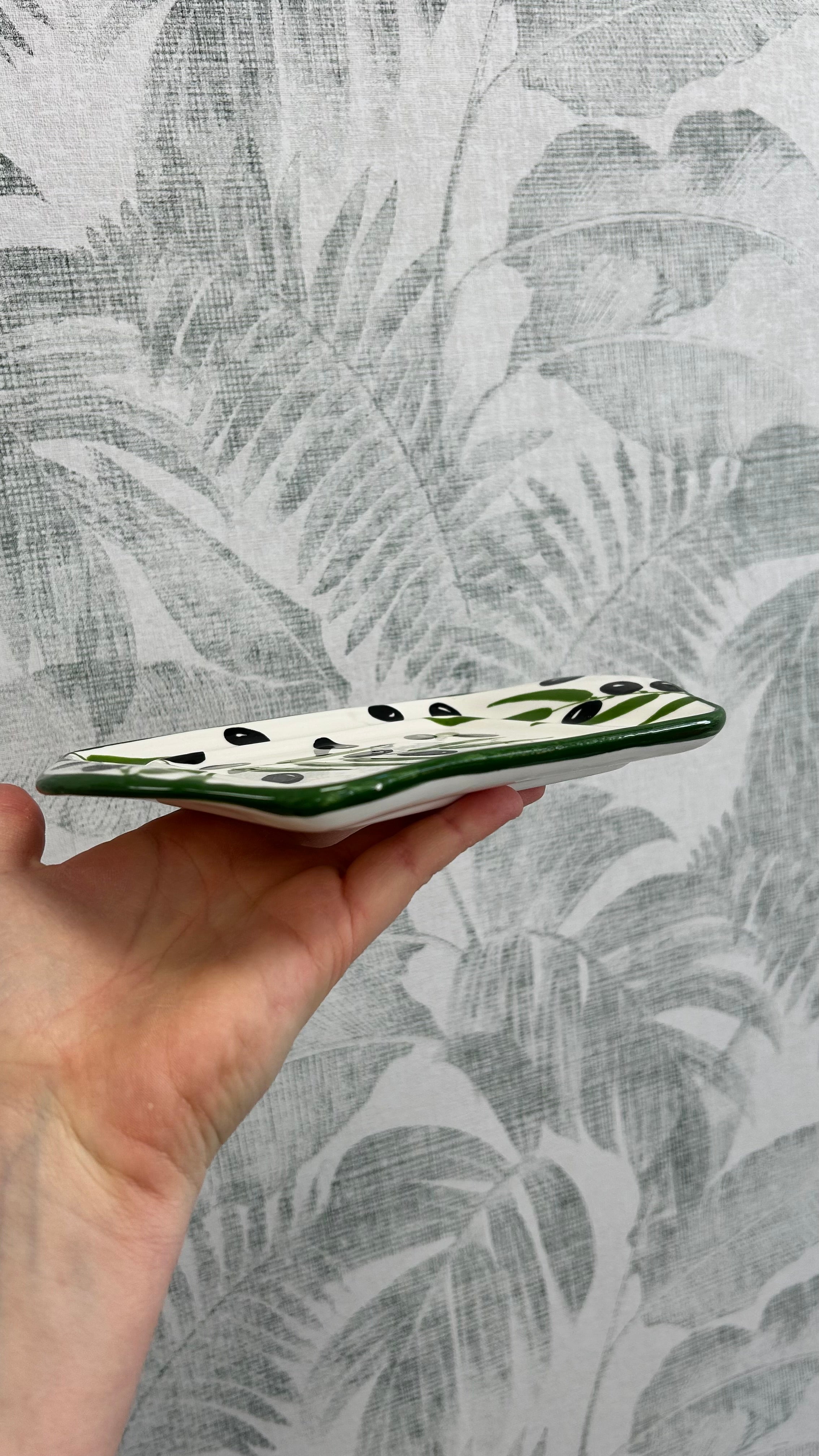 Gianna Ceramics Butterschale Oliven