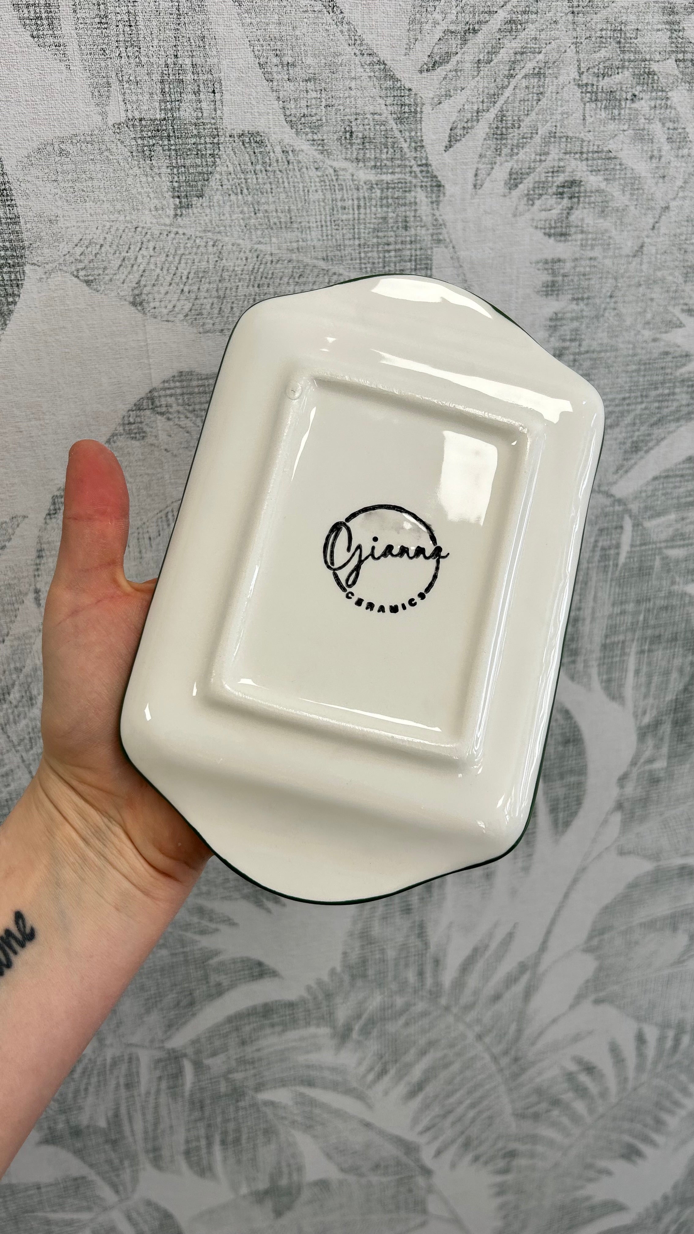 Gianna Ceramics Butterschale Oliven