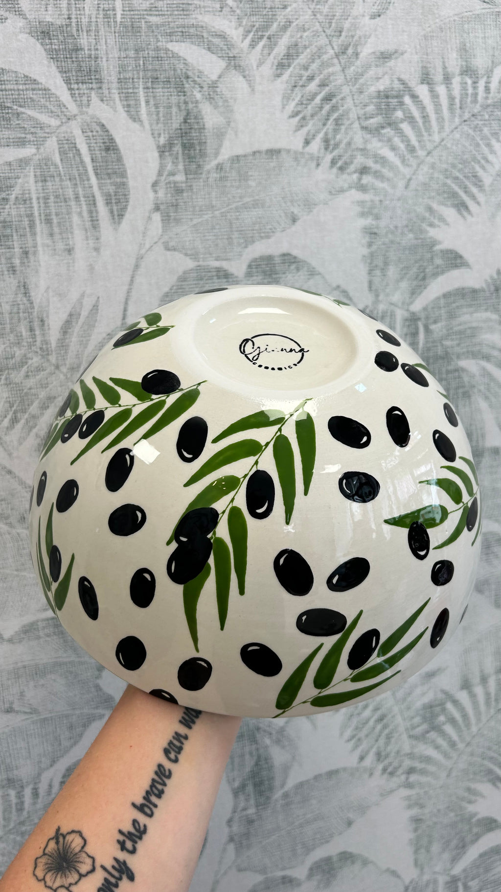 Gianna Ceramics Big Family Schale Oliven